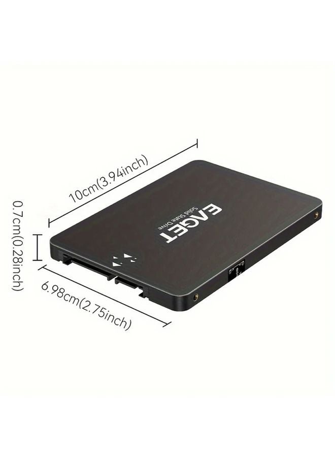EAGET 120 جيجابايت 2.5 بوصة محرك أقراص الحالة الصلبة SATA3 لتحديث الكمبيوتر المحمول والكمبيوتر الشخصي - Image 2